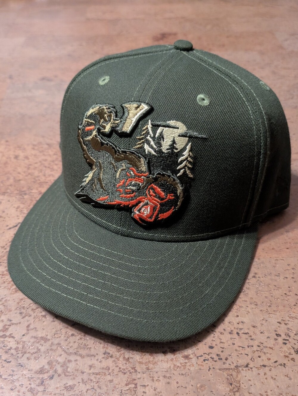 Noble North Sasquatch New Era 59FIFTY 5950 Fitted Hat Cap 7 3/4